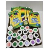 Crayola Markers, Colored Pencils & Washable Paint
