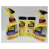 2 New Goo Gone Caulk Remover & 2 Clean Up Wipes