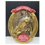 VTG 1970's Falls City Beer Sign (Plastic) 15 x 18