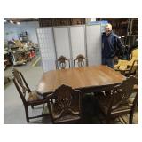 Table & 6 Chairs 60' x 40' x 30'h See LG Chip