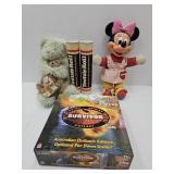 MInnie Mouse, Boyd Plush & Survivor Game,Banks