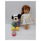23" H Chrissy Grow Hair w/Mickey Mouse