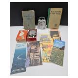 Road Maps, VTG Books, Martin Reel & Clock