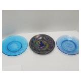 Carnival Plates, Kennedy, Blue Lincoln Plate, #11