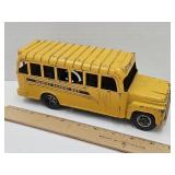 Vintge USA Hubley Metal Toy School Bus  9' L