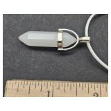 Rose Quartz Point Necklace