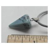 Blue Dyed Howelite Necklace