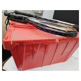 Scissor Lid Tote & Racket Ball
