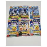 Factory Sealed 6 Packs Poke"Mon Trading Cards Game