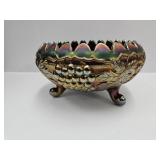 Northwood Grape & Cable LG Centerpiece Bowl 9'w