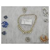 Marked EISENBERG ICE  Or E Costume Jewelry w Case