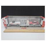 NIP Coca Cola Truck Trailer & Car w/Display