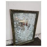 VTG Distressed Silver Mirror 25 x 18"