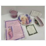 "All That Glitter" Monroe Plate, Candle & Dish