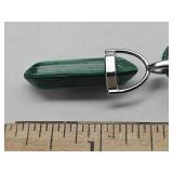 Malachite Point Necklace