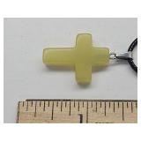 Nephrite Cross Necklace
