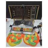 MCM Waffle Iron & Hot Pads