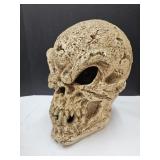 Large Ceramic Skull Head 12"H