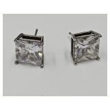925 Silver CZ Earrings