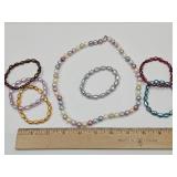 Lot of Nice Colored Pearls? Bracelets & Necklace