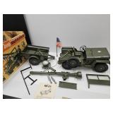 VTG Hasbro G I Joe Official Jeep Canon Works & Bx