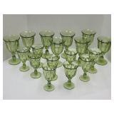 Imerial Williamsberg Water Goblets Green