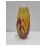 Art Glass Vase 10.5" H