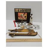 VHS Gone with the Wind, VTG Ice Skates+