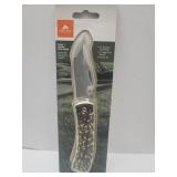 NEW Ozark Stag Finish Pocket Knife