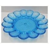 Vintage Indiana  Glass  Deviled Egg Glass Plate
