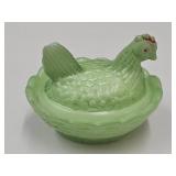 Vintage Westmoreland  Miniature Hen on a Nest 2.5