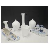 Westmooreland Creamer & Vitnage Glass Lot