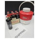 VTG Coleman THermos & Coca Cola 6 Pk. NO SHIP