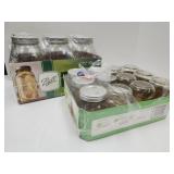 NIP 1/2 Gallon Mason Jars, 1 Pint Ball Jars