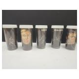 VTG 1971 Indiana Pacers Plastic Tumblers