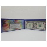 Hologram Bill American Flag (Legal) $1 Note