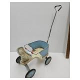 Metal Antique Doll Stroller