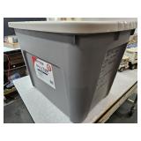 20 Gallon Tan Storage Tote