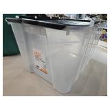 12 Gallon Clear Tote