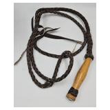 Large Leather Mexico Horse Whip