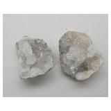 Open Geode Specimen w Stand