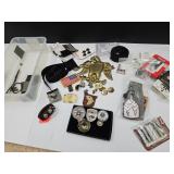 8"w Brass Eagle, Army Tokens, Military Patches, ++