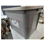 20 Gallon Tan Storage Tote
