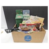 Storage Bags Wood Boxes & Large Lot of KitchenWare