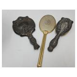 VTG Dresser Mirrors & Brush