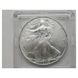 2009 UNC ASE .999 Silver Eagle Dollar Coin