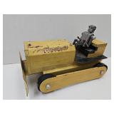 VTG  Marvelous Mike Metal Toy Tractor & Robot 13'L