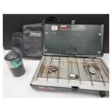 Coleman 2 Burner Propane w/Bag Empty cly.