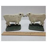 Cast Iron Sheep Bookends