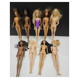 Lot of Barbie Dolls